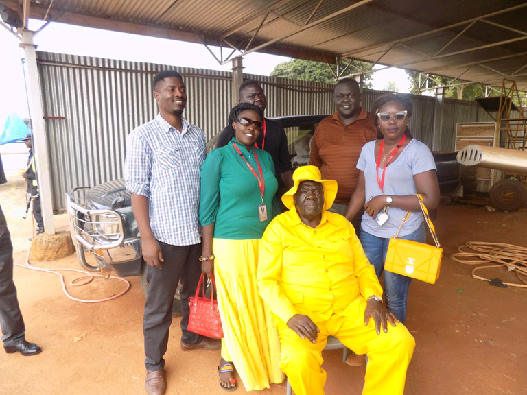 Departed tycoon Cornelius Kodet with his children a few years ago