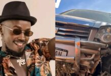 Singer Ykee Benda Survives Another Terrifying Road Accident
